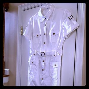 Calvin Klein Belted Dress